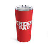 Red Cheer Dad Tumbler 20oz Gift For Him