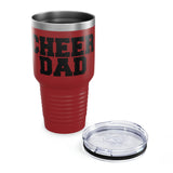 Cheer Dad Ringneck Tumbler, 30oz Gift For Him