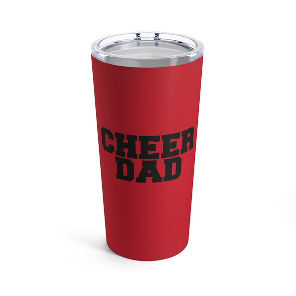 Red Cheer Dad Tumbler 20oz Gift For Him