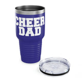 Cheer Dad Ringneck Tumbler, 30oz Gift For Him