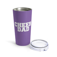 Light Purple Cheer Dad Tumbler 20oz Gift For Him