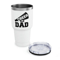 Cheer Dad Ringneck Tumbler, 30oz Gift For Him