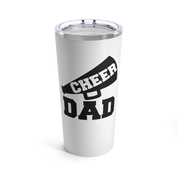 Cheer Dad Tumbler 20oz With Megaphone Gift For Him
