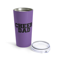 Light Purple Cheer Dad Tumbler 20oz Gift For Him