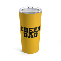 Yellow Cheer Dad Tumbler 20oz Gift For Him
