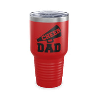 Cheer Dad Ringneck Tumbler, 30oz Gift For Him
