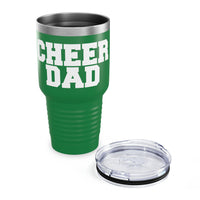 Cheer Dad Ringneck Tumbler, 30oz Gift For Him