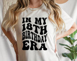 In My Birthday Era Svg Files For Cricut, 18th Birthday Svg, 18 Year Old Svg Dxf Png Eps Cut Files Silhouette
