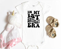 In My Birthday Era Svg Files For Cricut, 1st Birthday Svg, 1 Year Old Svg Dxf Png Eps Cut Files Silhouette