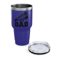Cheer Dad Ringneck Tumbler, 30oz Gift For Him