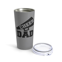 Grey Cheer Dad Tumbler 20oz With Megaphone Gift For Him