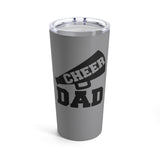 Grey Cheer Dad Tumbler 20oz With Megaphone Gift For Him