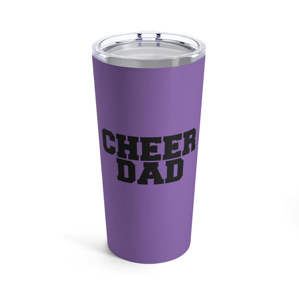 Light Purple Cheer Dad Tumbler 20oz Gift For Him