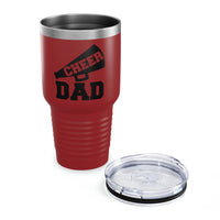 Cheer Dad Ringneck Tumbler, 30oz Gift For Him
