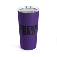 Purple Cheer Dad Tumbler 20oz Gift For Him