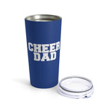 Dark Blue Cheer Dad Tumbler 20oz Gift For Him
