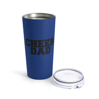Dark Blue Cheer Dad Tumbler 20oz Gift For Him