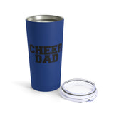 Dark Blue Cheer Dad Tumbler 20oz Gift For Him