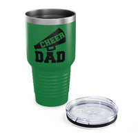 Cheer Dad Ringneck Tumbler, 30oz Gift For Him