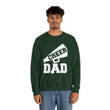 Cheer Dad Shirt With Megaphone Crewneck Sweatshirt Gift For Him