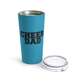 Turquoise Cheer Dad Tumbler 20oz Gift For Him