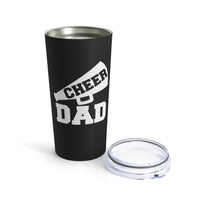 Cheer Dad Tumbler 20oz With Megaphone Gift For Him