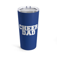 Dark Blue Cheer Dad Tumbler 20oz Gift For Him