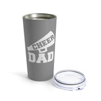 Grey Cheer Dad Tumbler 20oz With Megaphone Gift For Him