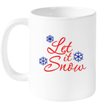 Let It Snow Christmas Coffee Mug