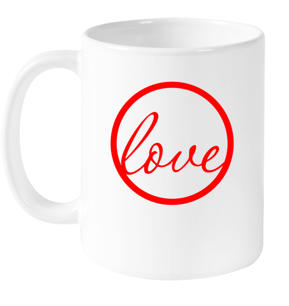 Love Valentine's Day Coffee Cup, Tumbler, Wine Drinking Mug For Adults