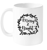 Merry & Bright Christmas Coffee Mug