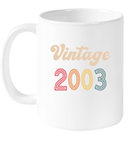 2003 Retro Vintage Birth Year Blast Coffee Mug, Tumbler, Wine Glass