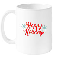 Happy Holidays Christmas Coffee Mug