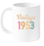 1953 Retro Vintage Birth Year Blast Coffee Mug, Tumbler, Wine Glass