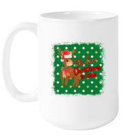 Oh Deer Christmas Is Here Funny Christmas Coffee Mug