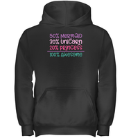 50% Mermaid, 30% Unicorn, 20% Princess – 100% Magical Baby Onesie