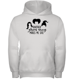 Hocus Pocus Another Glorious Morning Makes Me Sick Kids Heavyweight Pullover Hoodie