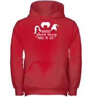 Hocus Pocus Another Glorious Morning Makes Me Sick Kids Heavyweight Pullover Hoodie