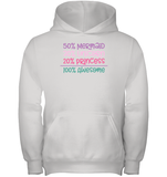 50% Mermaid, 30% Unicorn, 20% Princess – 100% Magical Baby Onesie
