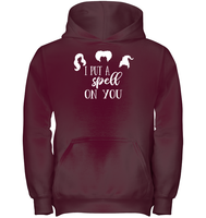 Hocus Pocus I Put A Spell on You Kids Heavyweight Pullover Hoodie