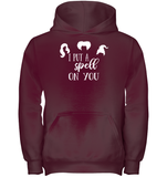 Hocus Pocus I Put A Spell on You Kids Heavyweight Pullover Hoodie