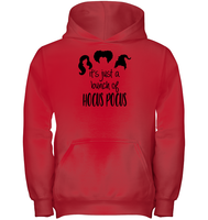 Hocus Pocus It's Just A Bunch Of Hocus Pocus Kids Heavyweight Pullover Hoodie