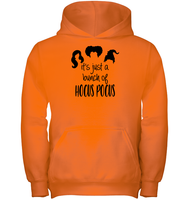 Hocus Pocus It's Just A Bunch Of Hocus Pocus Kids Heavyweight Pullover Hoodie