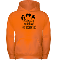 Hocus Pocus It's Just A Bunch Of Hocus Pocus Kids Heavyweight Pullover Hoodie