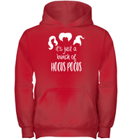 Hocus Pocus It's Just A Bunch Of Hocus Pocus Kids Heavyweight Pullover Hoodie