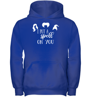 Hocus Pocus I Put A Spell on You Kids Heavyweight Pullover Hoodie