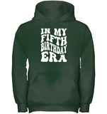 In My Fifth Birthday Era Birthday Shirt Kids Tee, Hoodie, Sweatshirt