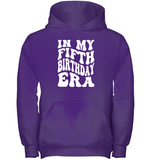 In My Fifth Birthday Era Birthday Shirt Kids Tee, Hoodie, Sweatshirt