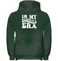 In My Baseball Era Sports Shirt Kids Heavyweight Pullover Hoodie