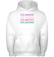50% Mermaid, 30% Unicorn, 20% Princess – 100% Magical Baby Onesie